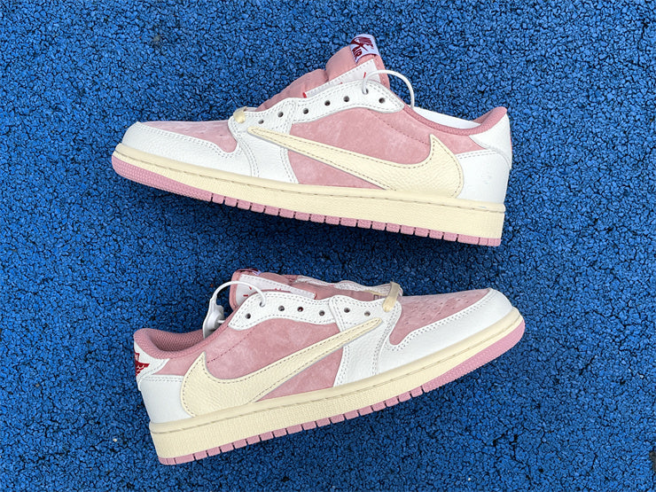 TRAVIS SCOTT X AJ1 LOW OG 'SHY PINK'