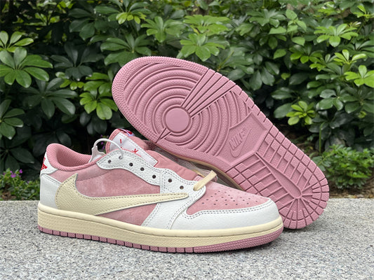 TRAVIS SCOTT X AJ1 LOW OG 'SHY PINK'