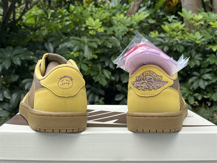 TRAVIS SCOTT X AJ1 LOW OG 'YELLOW MOCHA'
