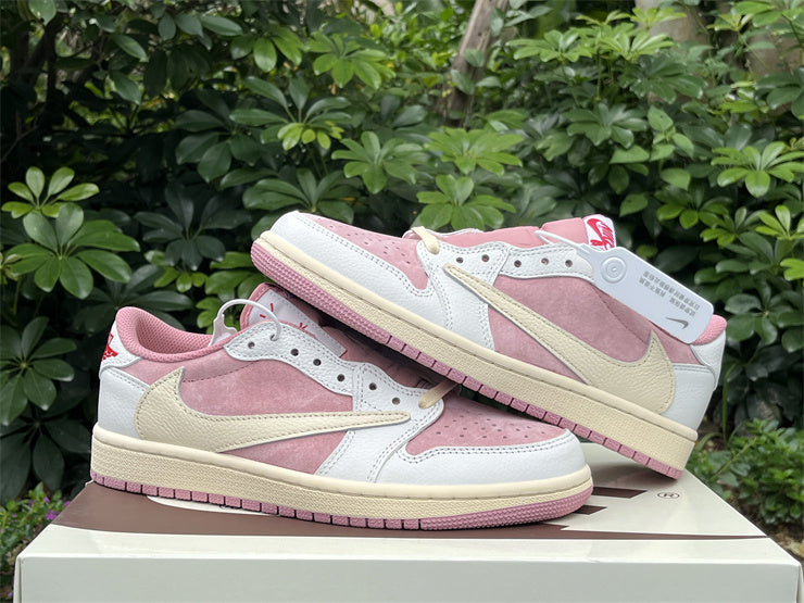 TRAVIS SCOTT X AJ1 LOW OG 'SHY PINK'