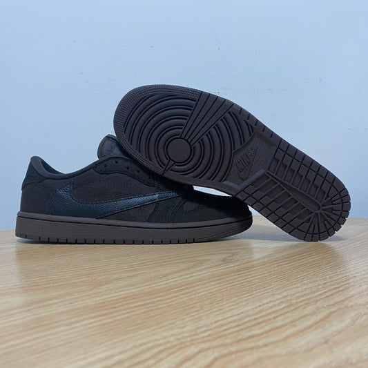 TRAVIS SCOTT X AJ1 LOW 'VELVET BROWN'
