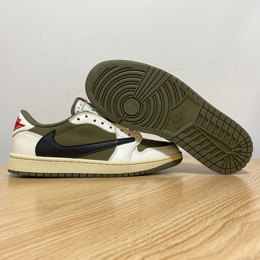 TRAVIS SCOTT X AJ1 LOW MEDIUM OLIVE