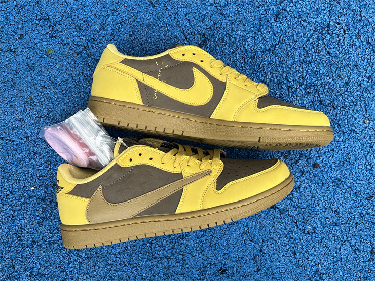 TRAVIS SCOTT X AJ1 LOW OG 'YELLOW MOCHA'