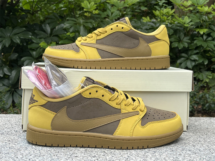 TRAVIS SCOTT X AJ1 LOW OG 'YELLOW MOCHA'