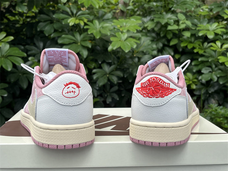 TRAVIS SCOTT X AJ1 LOW OG 'SHY PINK'